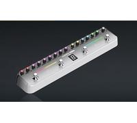 Jamelo Pédale multi-effets pour guitare électrique avec 40 préréglages modifiables, 7 modules d'effets populaires, chorus, retard, réverbération, MOD, batterie rechargeable