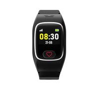 James B8 Montre d'appel d'urgence et de sécurité pour Personnes âgées (Blanc) avec GPS, détection de Chute, Bouton SOS, Mesure du pouls et Fonctions de santé, Application familiale, Alarme Forte