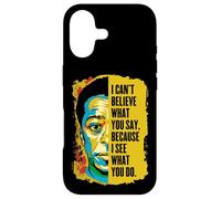James Baldwin Graffiti Art, dix-neuvième Mois de l'histoire des Noirs Coque pour iPhone 17