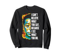 James Baldwin Graffiti Art, dix-neuvième Mois de l'histoire des Noirs Sweatshirt