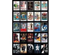 James Bond 007 - 25 films - Affiche 61x91.5 cm