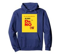 James Bond 007 Dr. No Sweat à Capuche, Unisexe pour Adultes, Bleu Marine, M