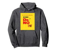 James Bond 007 Dr. No Sweat à Capuche, Unisexe pour Adultes, Chiné Foncé, XXL