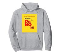 James Bond 007 Dr. No Sweat à Capuche, Unisexe pour Adultes, Gris Chiné, S