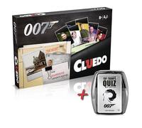 James Bond Cluedo Quiz Bundle Jeu De Société & Top Trumps 007 Set Allemand