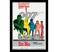 James Bond (Dr No One-Sheet 30 x 40 cm Objet Souvenir