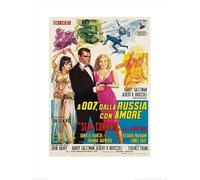 James Bond (from Russia with Love - Sketches 60 x 80 cm Toile Imprimée