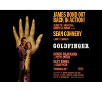 James Bond (Goldfinger - Hand 85 x 120 cm Toile Imprimée