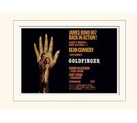 James Bond (Goldfinger - One-Sheet 30 x 40 cm Montée d'impression
