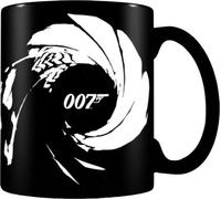James Bond - Mug avec changement de couleur, 007 PM1060 (taille unique) (Noir/Blanc)