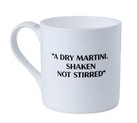 James Bond - Tasse Martini Recipe en Porcelaine Fine (Taille unique) (Blanc)