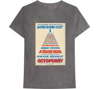 James Bond - "Octopussy German" T-Shirt für Herren/Damen Unisex RO4573 (XXL) (Anthrazit)