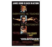 James Bond - Poster "Goldfinger" TA11364 (Taille unique) (Noir)