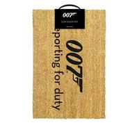 James Bond Rubber Doormat Reporting For Duty