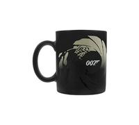 James Bond Tasse Gunbarrel magique qui change de couleur noir