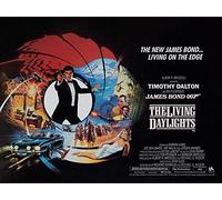 James Bond (The Living Daylights - Living on The Edge 60 x 80 cm Toile Imprimée