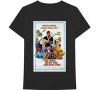 James Bond - "The Man With The Golden Gun" T-shirt pour homme/femme unie RO3695 (M) (Noir)