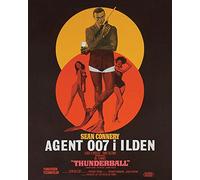James Bond (Thunderball - Danish 40 x 50 cm Toile Imprimée