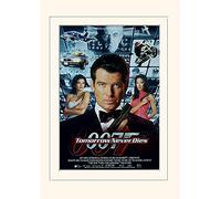 James Bond (Tomorrow Never Dies One-Sheet 30 x 40 cm montée d'impression