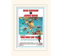 James Bond (You Only Live Twice One-Sheet 30 x 40 cm montée d'impression
