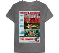 James Bond - "You Only Live Twice" T-Shirt für Herren/Damen Uni RO4589 (S) (Anthrazit)
