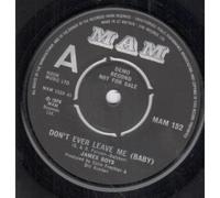 JAMES BOYS - DON'T EVER LEAVE ME BABY 7 INCH (7" VINYL 45) UK MAM 1976