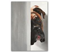 James Coates - Poster mural imprimé chien boxer 40,6 x 30,5 cm (A3)