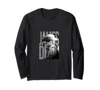 James Dean_001 Manche Longue, Unisexe pour Adultes, Noir, M