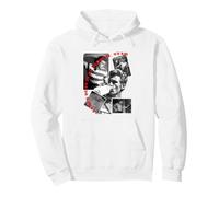 James Dean_007 Sweat à Capuche, Unisexe pour Adultes, Blanc, L