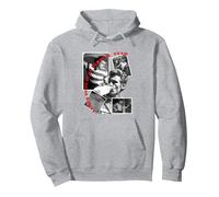 James Dean_007 Sweat à Capuche, Unisexe pour Adultes, Gris Chiné, L