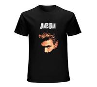 James Dean Black T-Shirt Unisex 100% Cotton for Men BlackM Black M