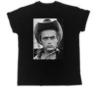 James Dean Cool Retro Poster Birthday Present Gift Mens Black T Shirt Size XXL