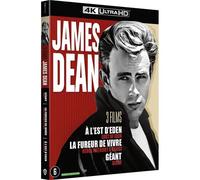 Géant + La Fureur de Vivre + À l'est d'Eden – James Dean – Blu-ray – Coffret 4K Ultra HD