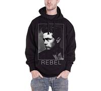 James Dean RD-37-JD001-H25-6 Sweat à Capuche, Nero, M pour des Hommes
