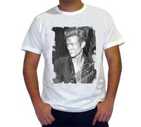 James Dean t Shirt Top Short Sleeves Cotton White Gift White S
