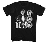James Dean Three Circles Black Icon Shirt BlackLarge