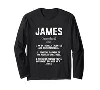 James Definition Funny Talented Great Cosplay James Jimmy Manche Longue