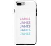 James Funny Retro Name Graphic Style Classique Coque pour iPhone 7 Plus/8 Plus