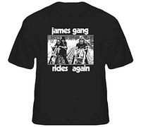 James Gang Rides Again Image T Shirt Black XL