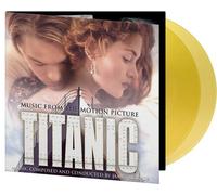 James Horner - Titanic (Original Soundtrack) [Vinyl Lp] Colored Vinyl, Ltd Ed, 180 Gram, Yellow, Poster