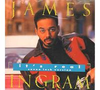 JAMES INGRAM - IT'S REAL 7" (45) UK WARNER BROS 1989 B/W AREN'T YOU TIRED (W2975) PIC SLEEVE