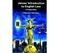James' Introduction To English Law Graham Stephenson, Peter Shears (Auteur)