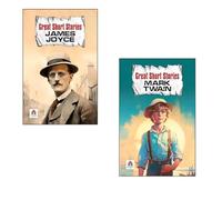 James Joyce + Mark Twain Great Short Stories | Best Life | Feel Good | Learning | Growth | Short Stories (Set Of 2 Books)