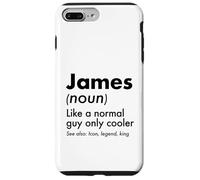 James Like A Normal Guy Only Cooler Legend King Prénom Coque pour iPhone 7 Plus/8 Plus