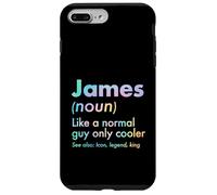 James Like A Normal Guy Only Cooler Legend King Prénom Coque pour iPhone 7 Plus/8 Plus