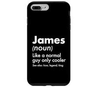 James Like A Normal Guy Only Cooler Legend King Prénom Coque pour iPhone 7 Plus/8 Plus