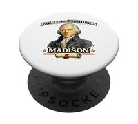 James Madison Père de la Constitution Père fondateur PopSockets PopGrip Adhésif