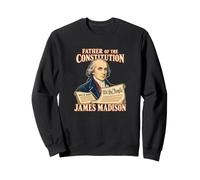 James Madison Père de la Constitution Portrait Sweatshirt