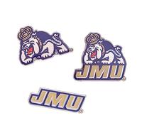 James Madison University Pin's Logo en émail en métal (jeu de broches), Bronze, Sans pierre précieuse