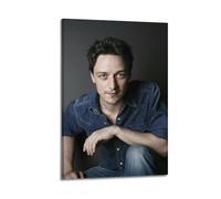 James McAvoy1 - Poster élégant - Décoration murale vintage - Impression sur toile pour salon, chambre à coucher - 60 x 90 cm - Style cadre